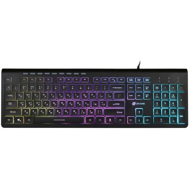Клавиатура Oklick 490ML (черный)